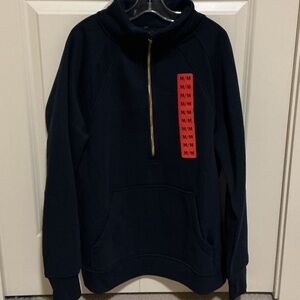 Danskin women’s navy blue Half-Zip Sweatshirt